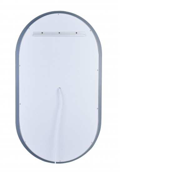 510x900mm Led Mirror Oblong Racetrack Motion Sensor Auto On Demister Touch Sensor Switch